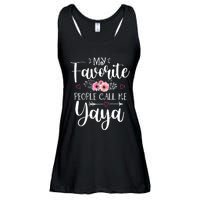 My Favorite People Call Me Yaya Ladies Essential Flowy Tank