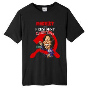 Marxist For President Comrade Kamala Harris Funny President Tall Fusion ChromaSoft Performance T-Shirt