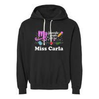 My Favorite People Call Me Custom Name Garment-Dyed Fleece Hoodie