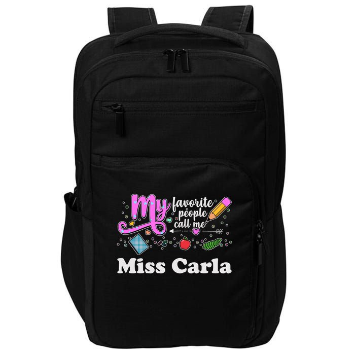 My Favorite People Call Me Custom Name Impact Tech Backpack