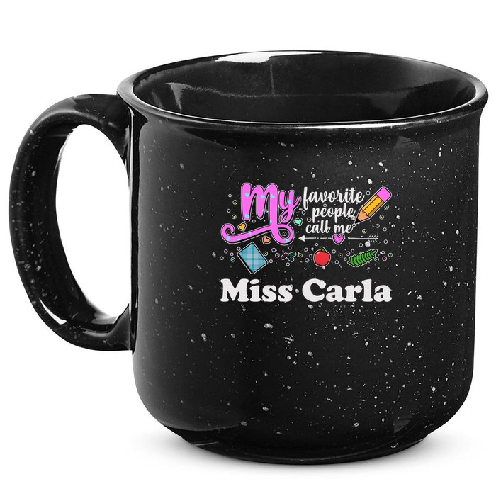 My Favorite People Call Me Custom Name 15oz Campfire Ceramic Mug