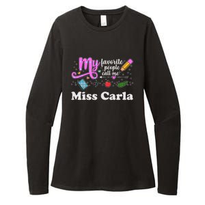 My Favorite People Call Me Custom Name Womens CVC Long Sleeve Shirt