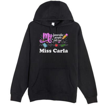 My Favorite People Call Me Custom Name Premium Pullover Hoodie