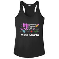 My Favorite People Call Me Custom Name Ladies PosiCharge Competitor Racerback Tank