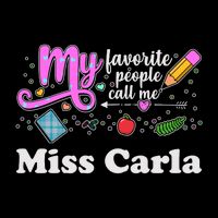 My Favorite People Call Me Custom Name Ladies PosiCharge Competitor Racerback Tank