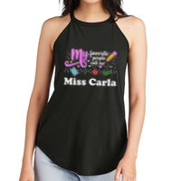 My Favorite People Call Me Custom Name Women's Perfect Tri Rocker Tank