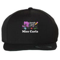 My Favorite People Call Me Custom Name Wool Snapback Cap