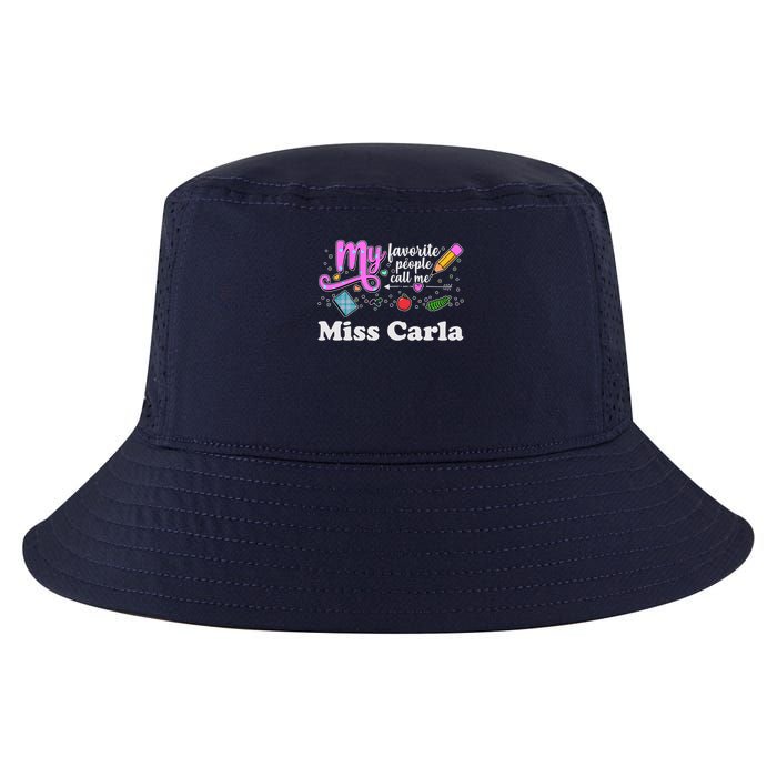 My Favorite People Call Me Custom Name Cool Comfort Performance Bucket Hat