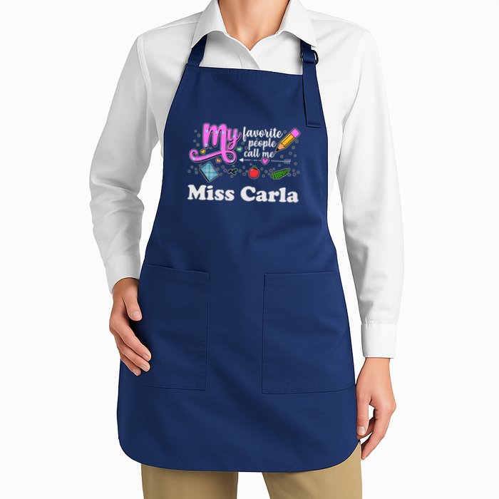 My Favorite People Call Me Custom Name Apron