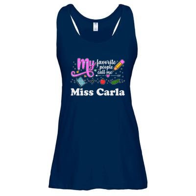 My Favorite People Call Me Custom Name Ladies Essential Flowy Tank