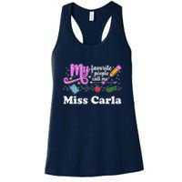 My Favorite People Call Me Custom Name Womens Tank Top