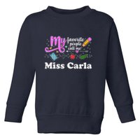 My Favorite People Call Me Custom Name Toddler Sweatshirt