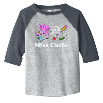 My Favorite People Call Me Custom Name Toddler Fine Jersey T-Shirt