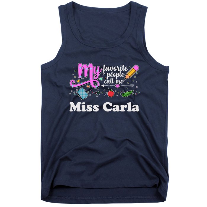 My Favorite People Call Me Custom Name Tank Top