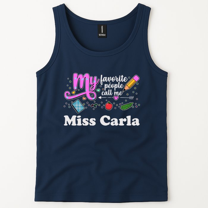 My Favorite People Call Me Custom Name Tank Top