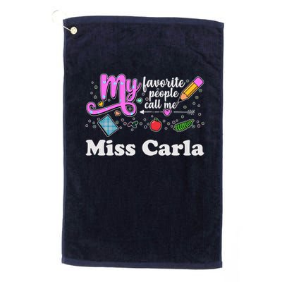 My Favorite People Call Me Custom Name Golf Towel