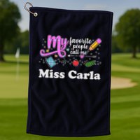 My Favorite People Call Me Custom Name Golf Towel