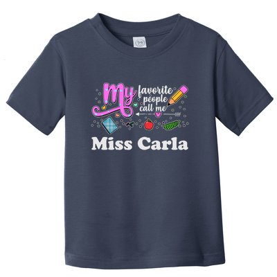 My Favorite People Call Me Custom Name Toddler T-Shirt