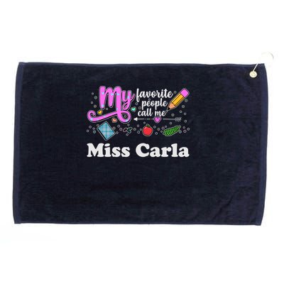 My Favorite People Call Me Custom Name Grommeted Golf Towel