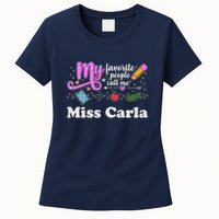 My Favorite People Call Me Custom Name Womens T-Shirt