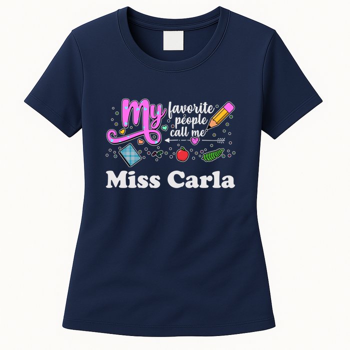 My Favorite People Call Me Custom Name Womens T-Shirt