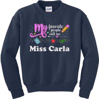 My Favorite People Call Me Custom Name Kids Sweatshirt