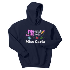 My Favorite People Call Me Custom Name Kids Hoodie