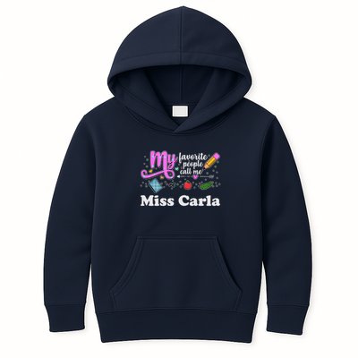 My Favorite People Call Me Custom Name Kids Hoodie