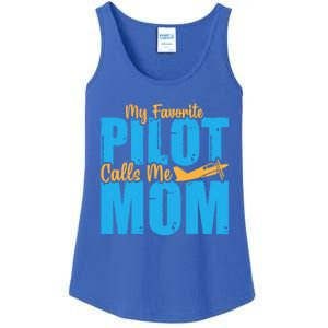 My Favorite Pilot Calls Me Mom Where Are You Funny Gift Ladies Essential Tank