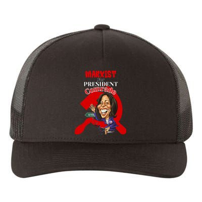 Marxist For President Comrade Kamala Harris Funny President Yupoong Adult 5-Panel Trucker Hat