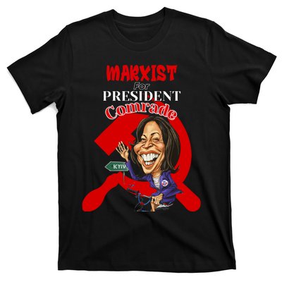 Marxist For President Comrade Kamala Harris Funny President T-Shirt