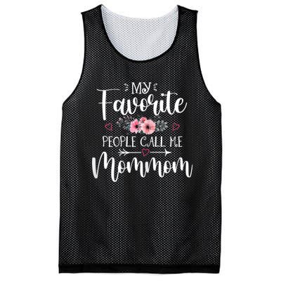 My Favorite People Call Me Mommom Mesh Reversible Basketball Jersey Tank