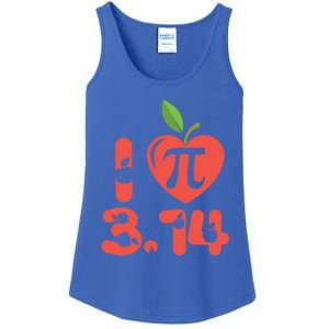 Math Funny Pi Day 3 14 I Love Apple Pie Apple Pi Day Gift Ladies Essential Tank