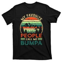 My Favorite People Call Me Bumpa FatherS Day Gifts Vintage T-Shirt