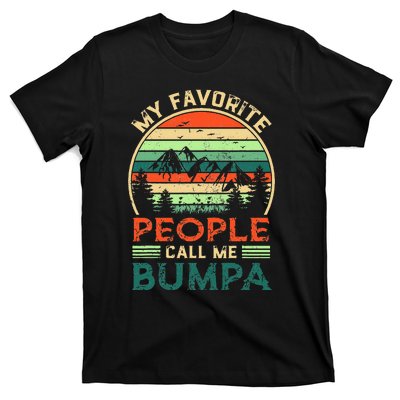 My Favorite People Call Me Bumpa FatherS Day Gifts Vintage T-Shirt