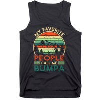 My Favorite People Call Me Bumpa FatherS Day Gifts Vintage Tank Top