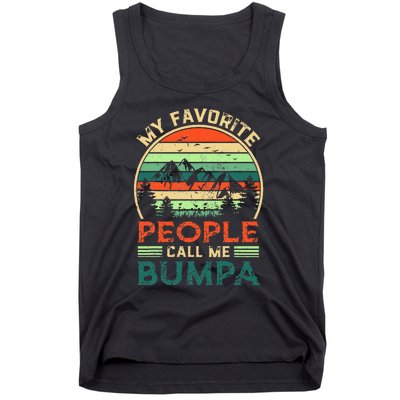 My Favorite People Call Me Bumpa FatherS Day Gifts Vintage Tank Top