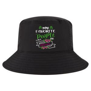 My Favorite People Call Me Mom Cool Comfort Performance Bucket Hat