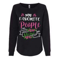 My Favorite People Call Me Nene Womens California Wash Sweatshirt