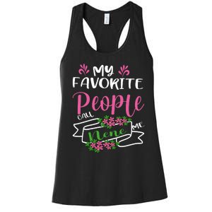 My Favorite People Call Me Nene Women's Racerback Tank