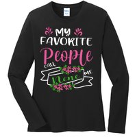 My Favorite People Call Me Nene Ladies Long Sleeve Shirt