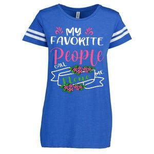 My Favorite People Call Me Nene Enza Ladies Jersey Football T-Shirt