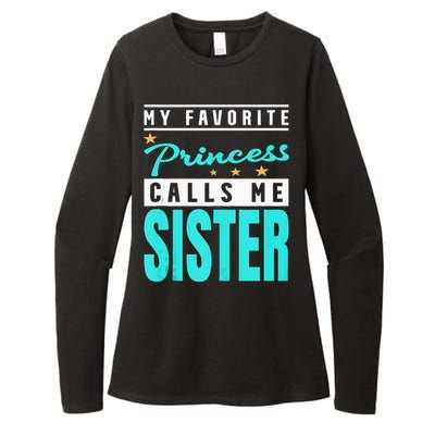 My Favorite Princess Calls Me Sister Princess Sister Womens CVC Long Sleeve Shirt