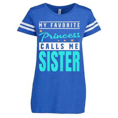 My Favorite Princess Calls Me Sister Princess Sister Enza Ladies Jersey Football T-Shirt