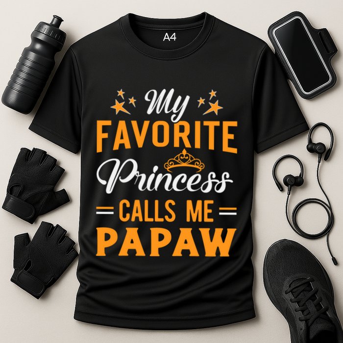 My Favorite Princess Calls Me Papaw Cooling Performance Crew T-Shirt