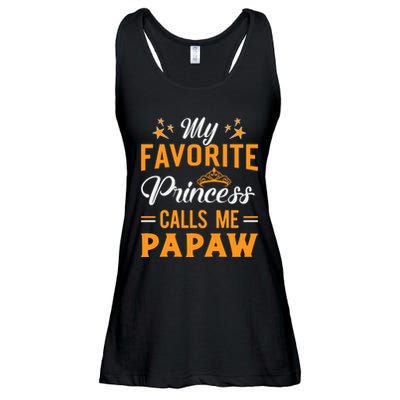 My Favorite Princess Calls Me Papaw Ladies Essential Flowy Tank