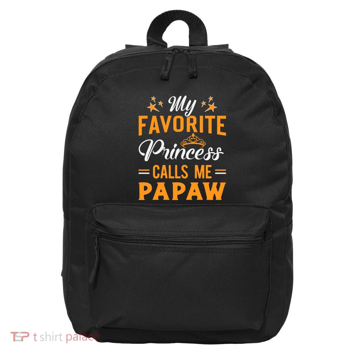 My Favorite Princess Calls Me Papaw 16 in Basic Backpack