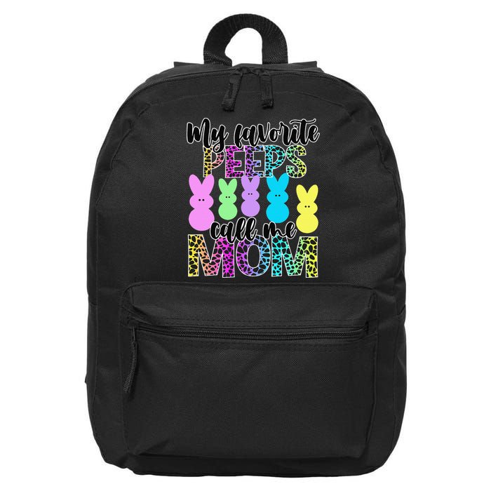 My Favorite Peeps Call Me Mom Easter 16 in Basic Backpack