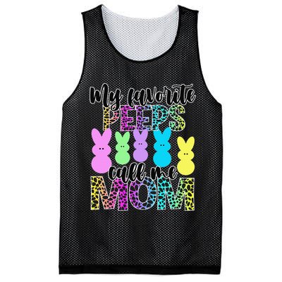 My Favorite Peeps Call Me Mom Easter Mesh Reversible Basketball Jersey Tank