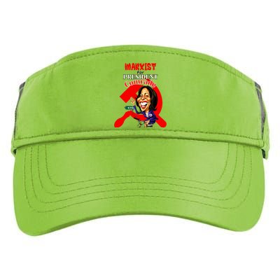 Marxist For President Comrade Kamala Harris Funny President Adult Drive Performance Visor